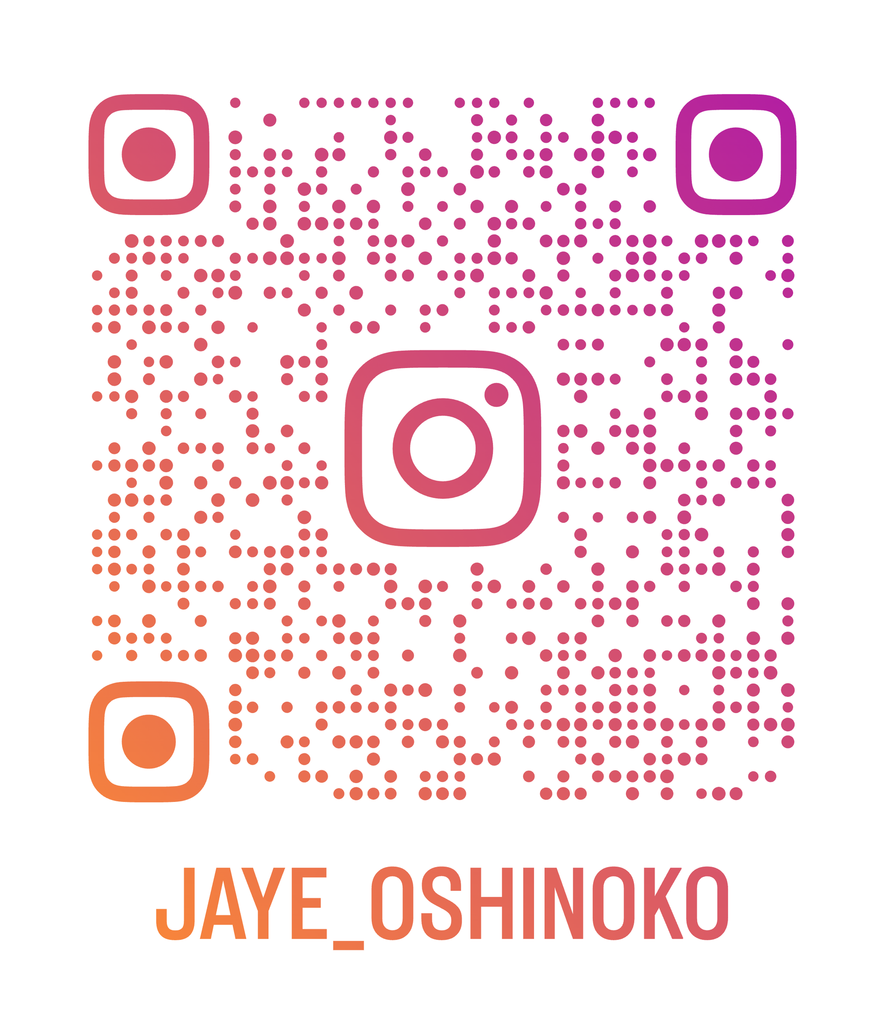 インスタ総選挙！推しの子フォトコンテスト実行委員会 公式Instagram QRコード