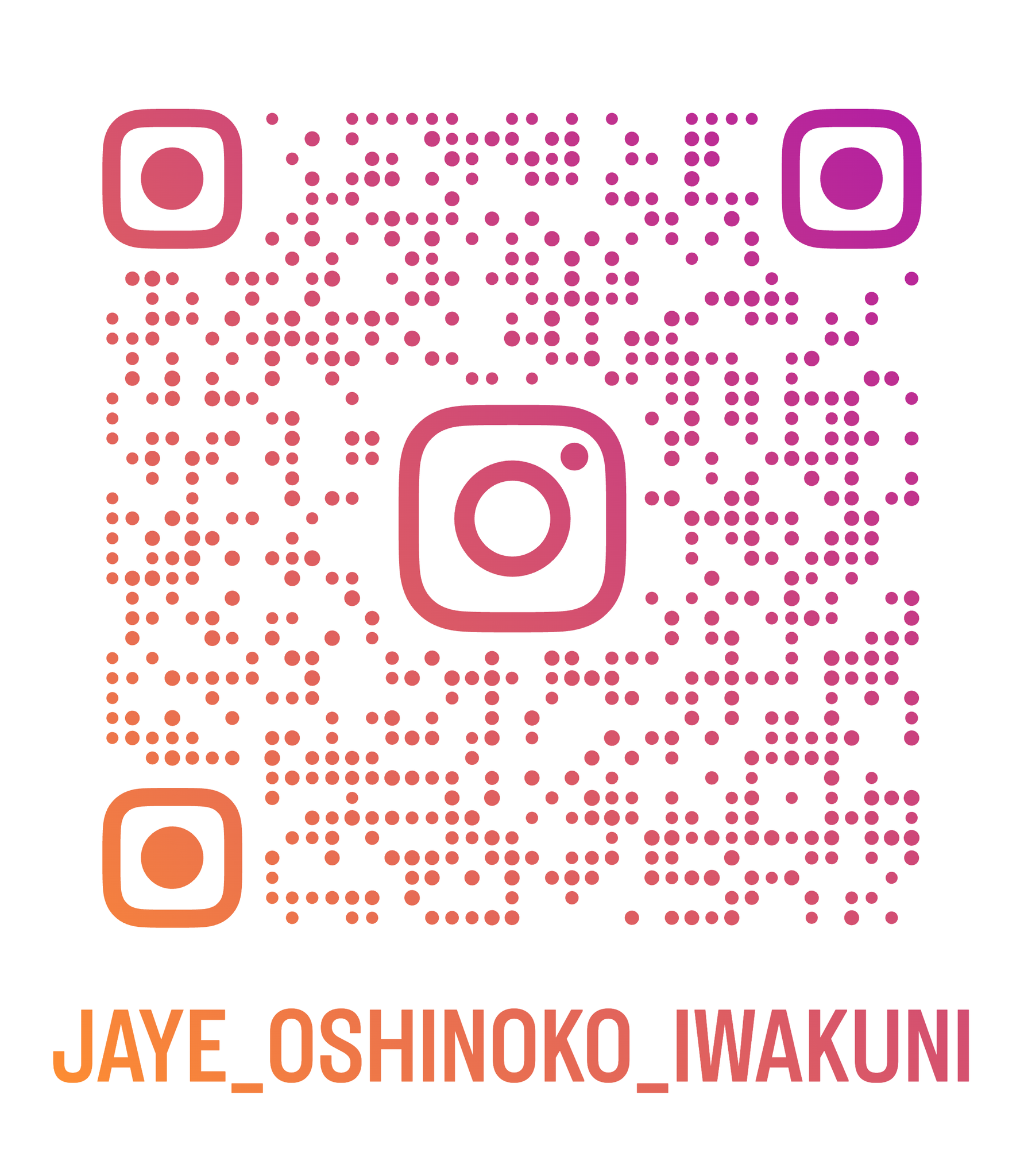 JA山口県 岩国統括本部 Instagram QRコード