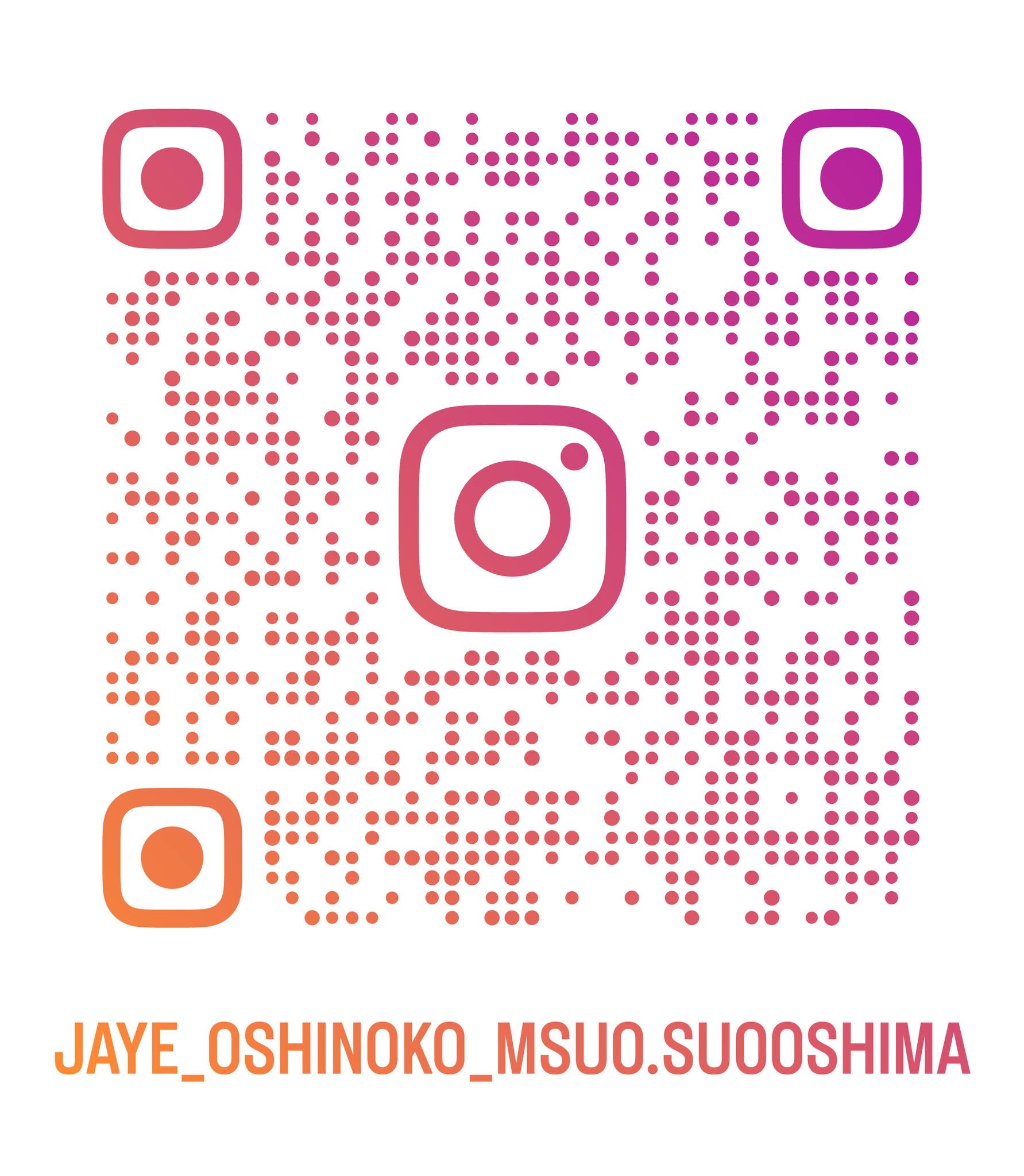 JA山口県 南すおう＆周防大島統括本部 Instagram QRコード